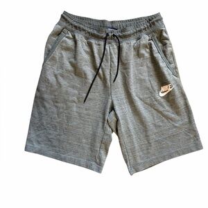 Mens Large Nike Knit Advance 15 Aqua Blue Tech Shorts 885925-407